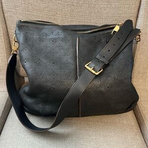 Louis vuitton Monogram Mahina Black Selene Hobo